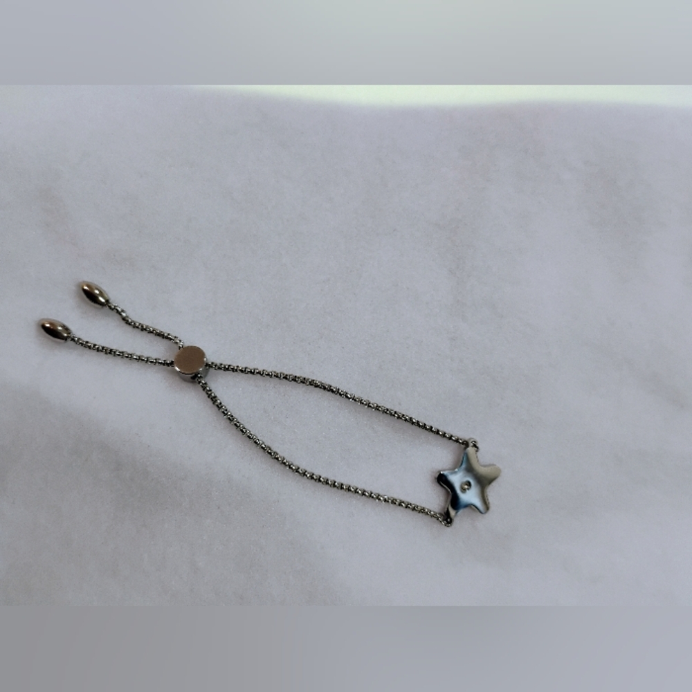 Elegant Silver Star Bracelet